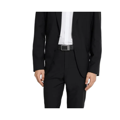 Reversible Belt With Rectangular Buckle