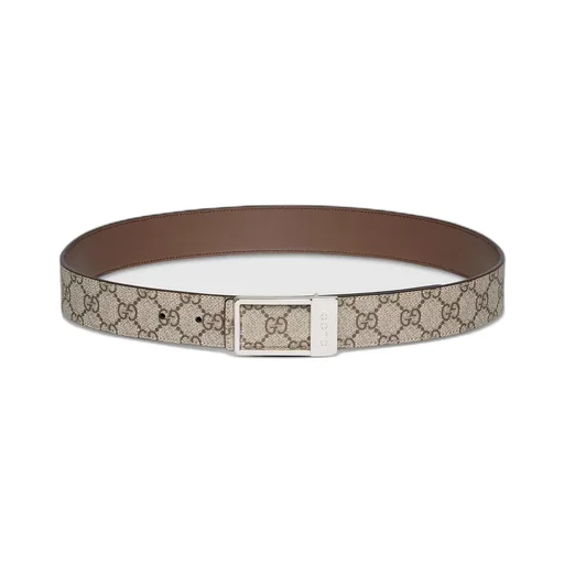 Reversible Belt With Rectangular Buckle
