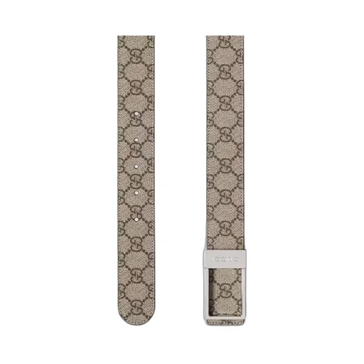 Reversible Belt With Rectangular Buckle