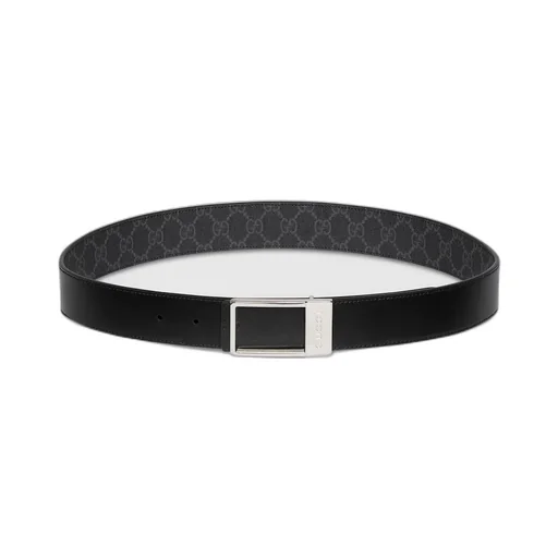 Reversible Belt With Rectangular Buckle
