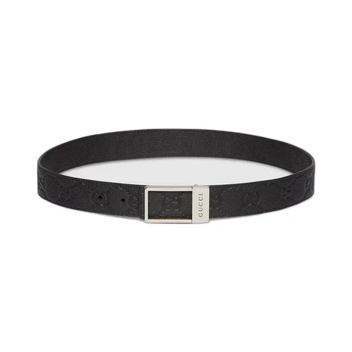 Reversible Belt With Rectangular Buckle