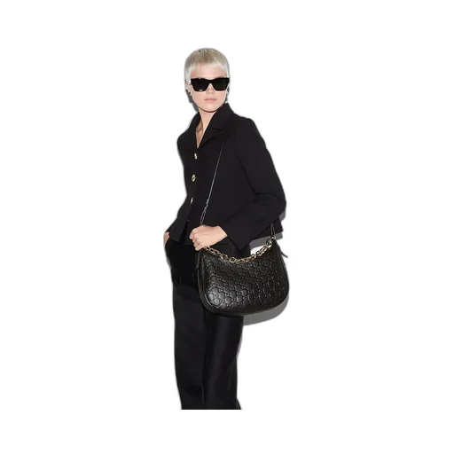 Gg Emblem Large Shoulder Bag