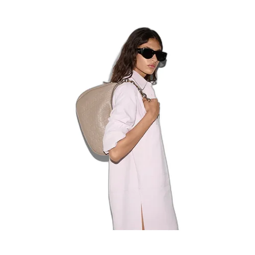 Gg Emblem Large Shoulder Bag