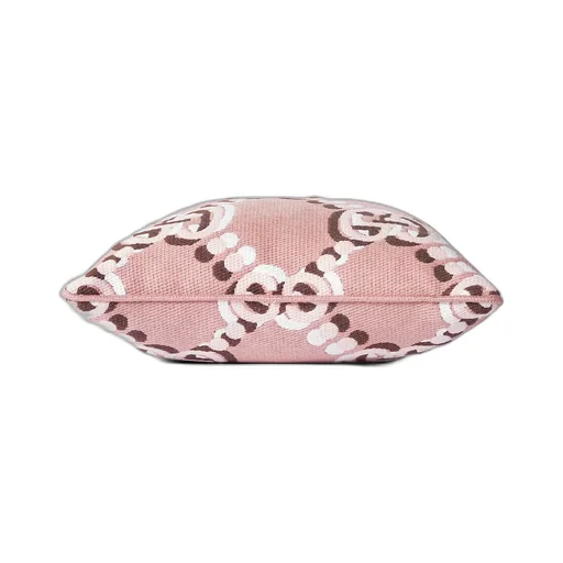 Wool Cushion With Gg Shadow