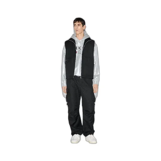 Gg Cotton Ripstop Gilet