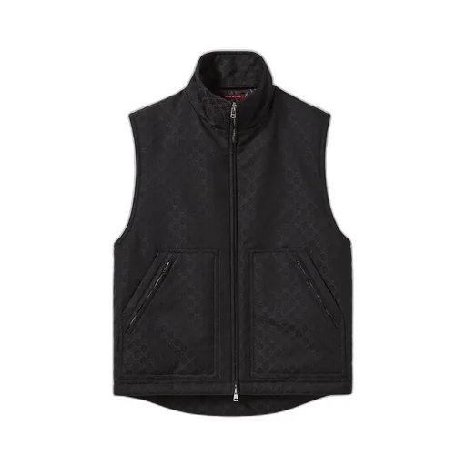 Gg Cotton Ripstop Gilet