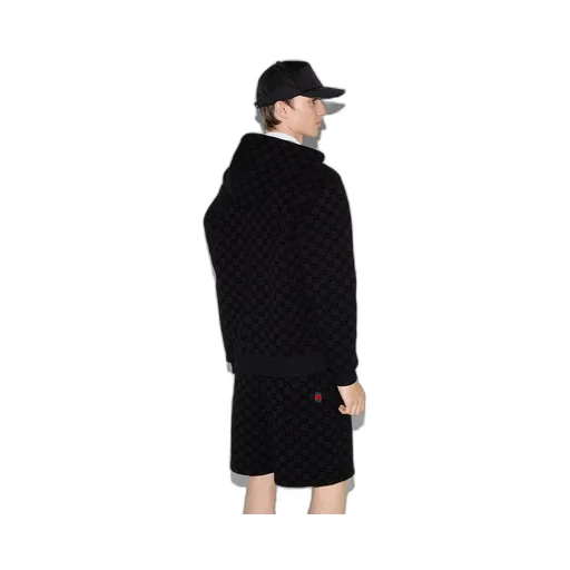 Printed Jersey Zip Sweatshirt
