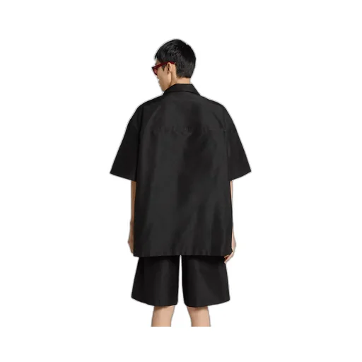 Cotton-Silk Gg Faille Shirt