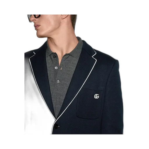 Cotton Jersey Jacket With Embroidery