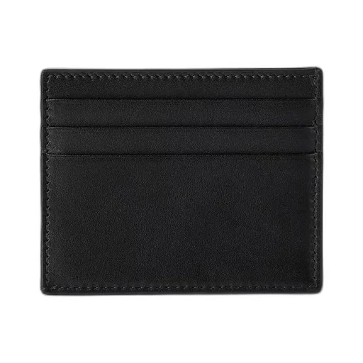 Gg Emblem Card Case With Gg Fabric