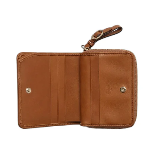 Gg Emblem Zip Mini Wallet