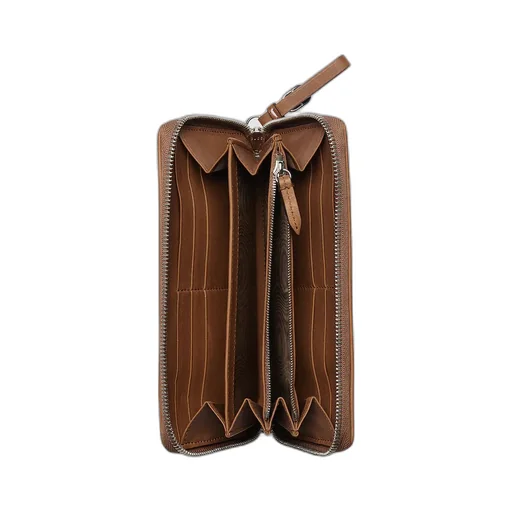 Gg Emblem Zip Around Wallet