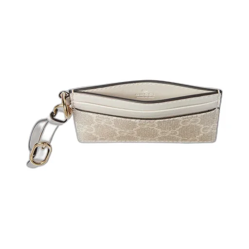 Gg Emblem Card Case With Strap