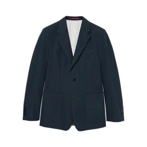 Embossed Cotton Twill Jacket