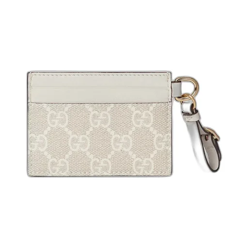 Gg Emblem Card Case With Strap