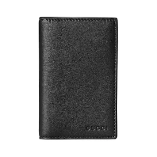 Gg Emblem Long Card Case With Gg Fabric