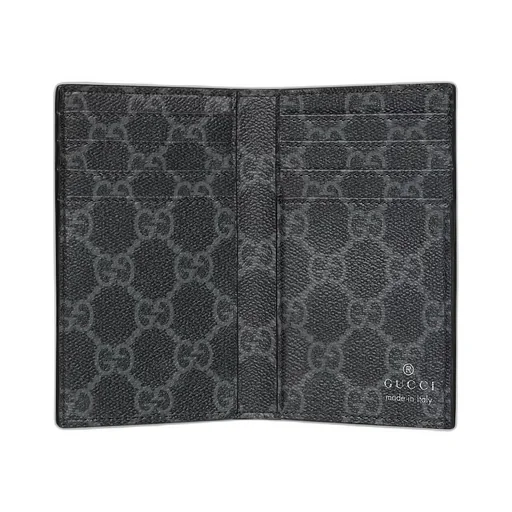 Gg Emblem Long Card Case With Gg Fabric