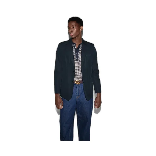 Embossed Cotton Twill Jacket