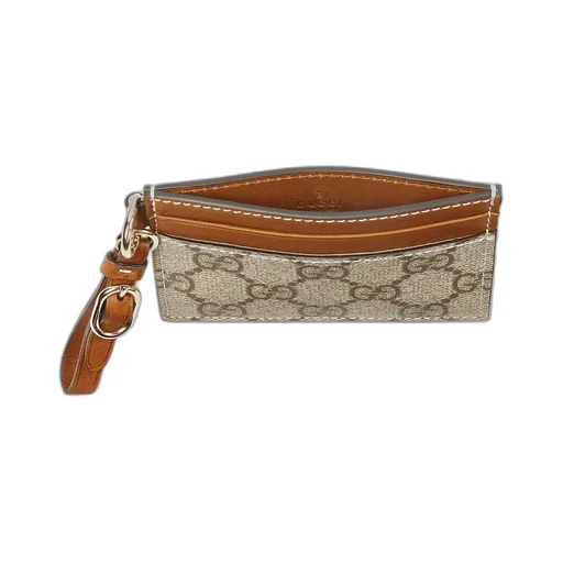 Gg Emblem Card Case With Strap