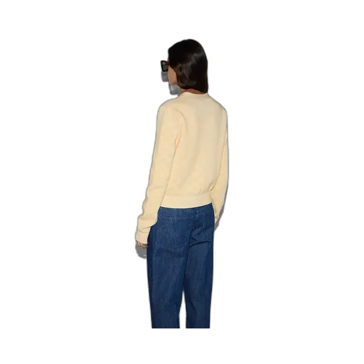 Fine Cotton Gg Jacquard Cardigan