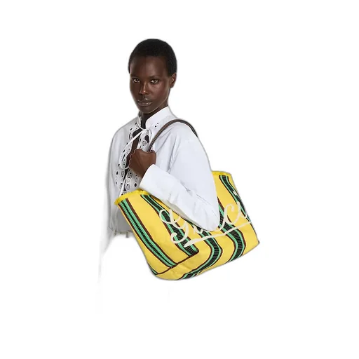 Embroidered Medium Canvas Tote Bag