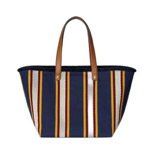 Embroidered Medium Canvas Tote Bag
