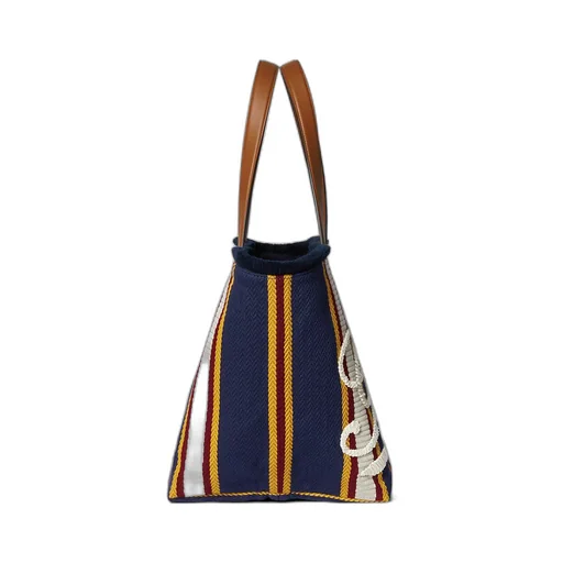 Embroidered Medium Canvas Tote Bag