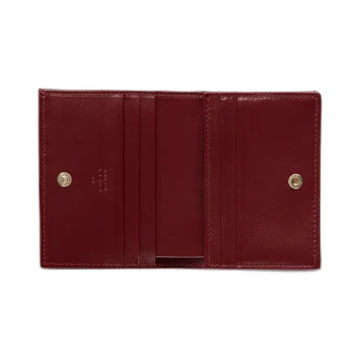Gg Small Wallet With Owl Detail