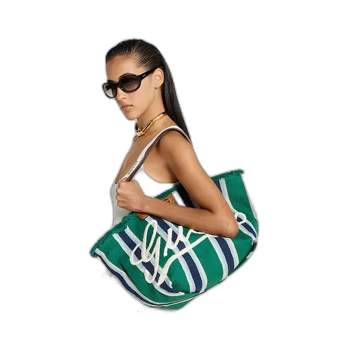 Embroidered Medium Canvas Tote Bag