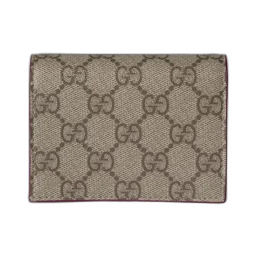 Gg Small Wallet With Owl Detail