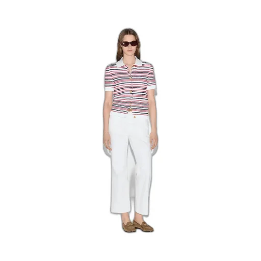 Fine Wool Polo Top
