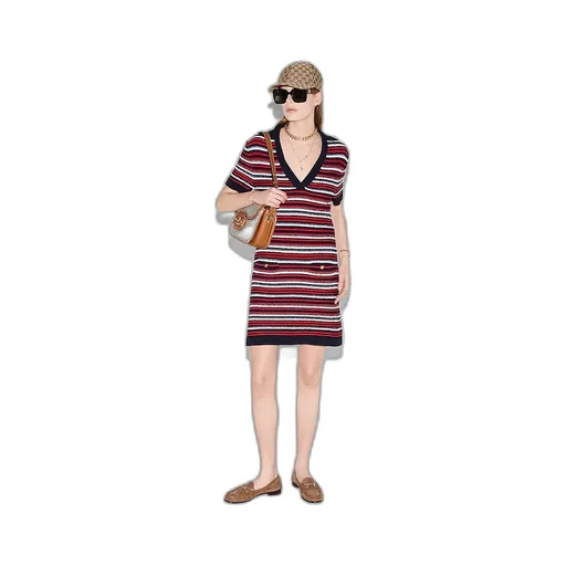 Fine Wool Polo Dress