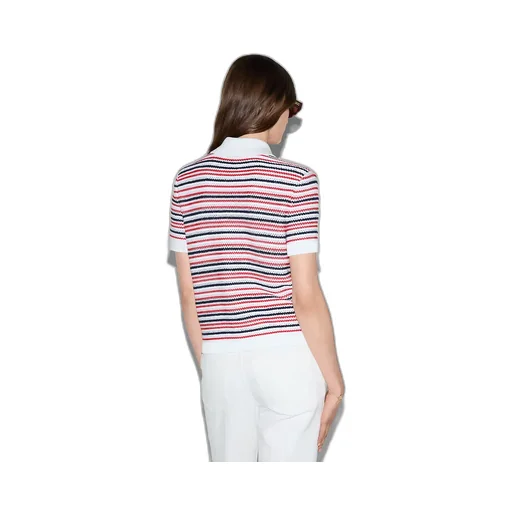 Fine Wool Polo Top
