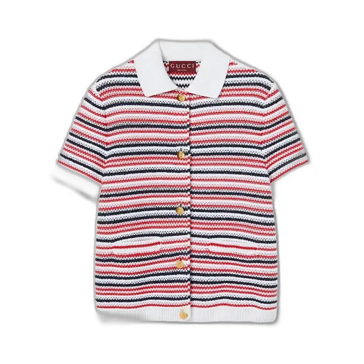 Fine Wool Polo Top