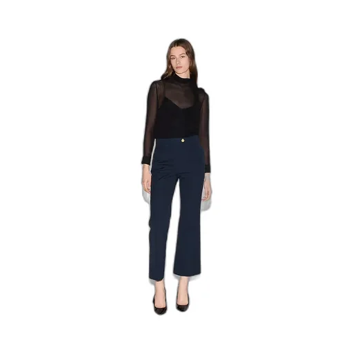 Cotton Trousers With Embroidery