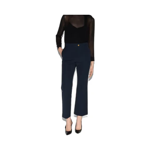 Cotton Trousers With Embroidery