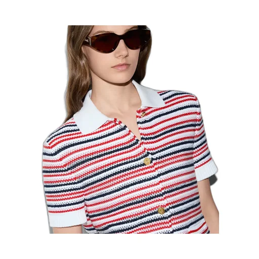 Fine Wool Polo Top
