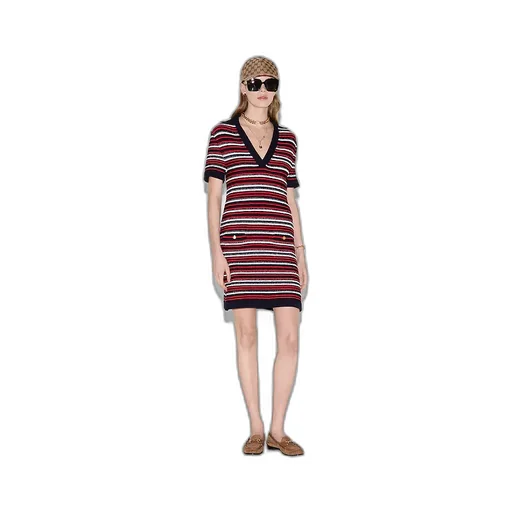 Fine Wool Polo Dress