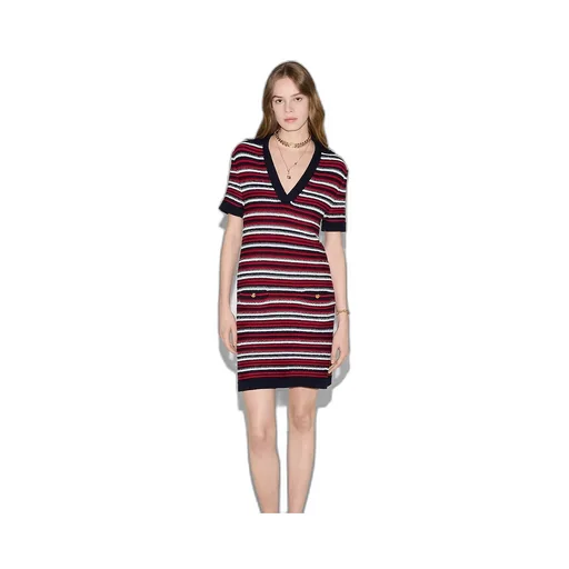 Fine Wool Polo Dress