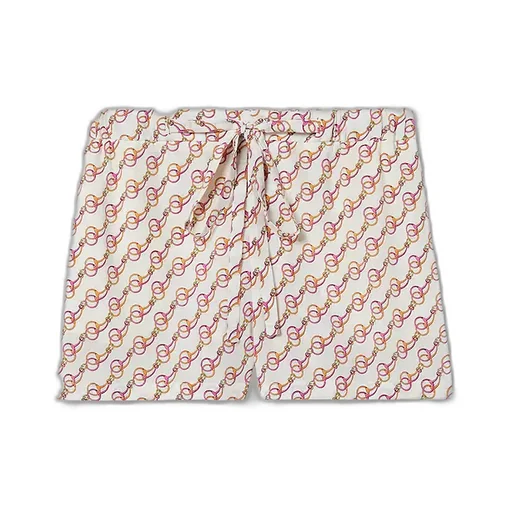 Printed Silk Shorts