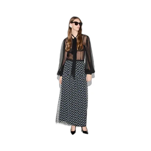 Printed Silk Skirt