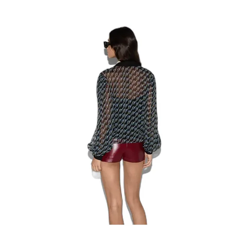 Printed Silk Creponne Shirt