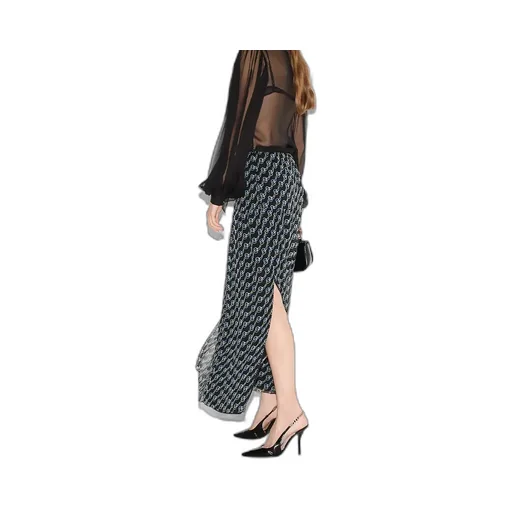 Printed Silk Skirt