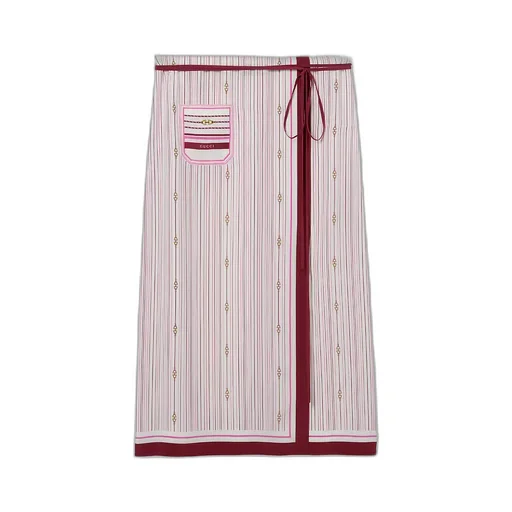Printed Silk Skirt