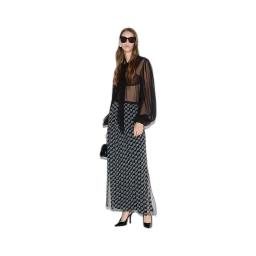 Printed Silk Skirt