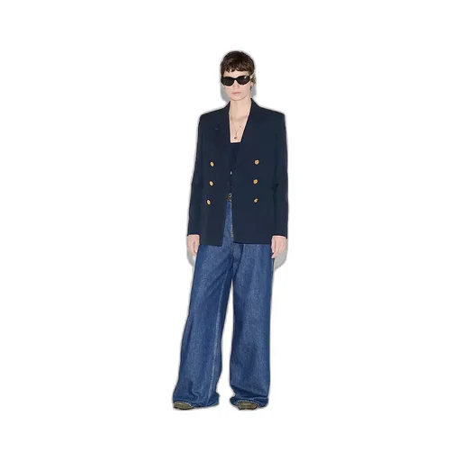 Double-Breasted Cotton Jacket