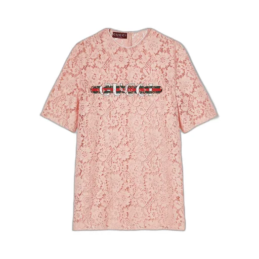 Floral Lace Top With Print