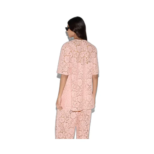 Floral Lace Top With Print