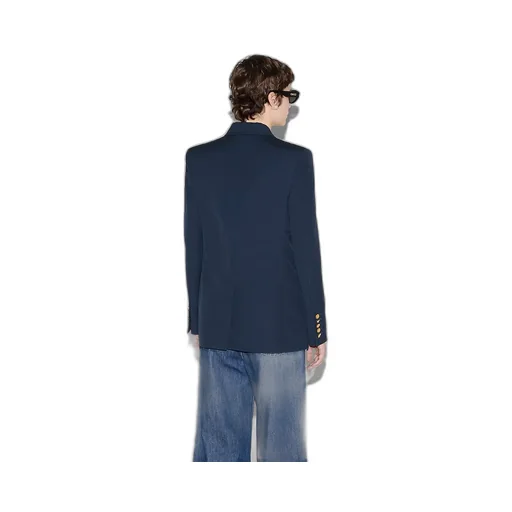 Double-Breasted Cotton Jacket