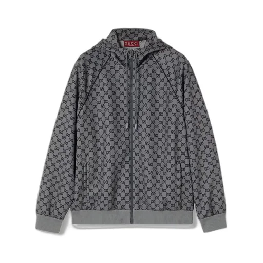 Gg Neoprene Zip Jacket